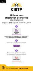 Obtenir une attestation de marché très facilement depuis votre Espace sécurisé