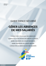 Guide Espace sécurisé | Gérer les absences de mes salariés