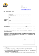 Demande de paiement en indemnité compensatrice de congé 2025